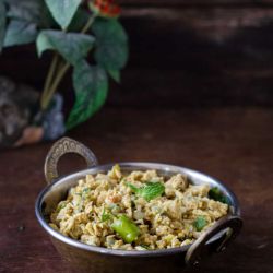 Cách làm món Muttai Nandu Podimas | Trứng & Thịt Cua Bhurji