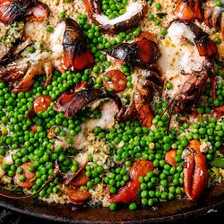Hướng dẫn làm món Tôm hùm và Chorizo ​​Paella