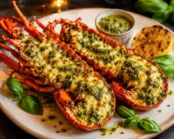 Món Tôm Hùm Nướng Pesto dễ làm tại nhà