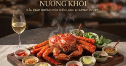 Cua King cửu vị nướng khói – Bản giao hưởng của biển lạnh & hương vị Việt