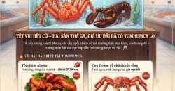 Tết vui hết cỡ – Hải sản thả ga, giá ưu đãi đã có Tomhumca lo!